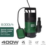 Koma Tools Pompe submersible 400W Bleu/Noir