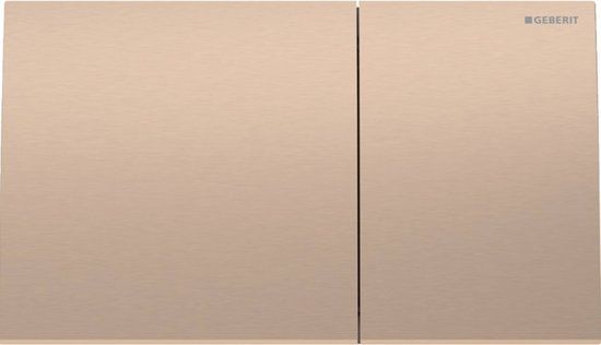 Geberit Sigma 70 Bedieningspaneel - Rood Goud - Dual Flush - 115.622.QB.1