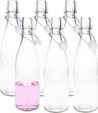 Alessandro Beugelfles/weckfles - 12x - glas - transparant - luchtdicht - 500 ml
