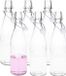 Alessandro Beugelfles/weckfles - 12x - glas - transparant - luchtdicht - 500 ml