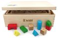 WABI Blocs de construction magnétiques en bois, 120 pièces avec base WABI