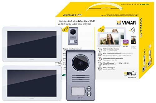 Vimar K40956 videospreekalageset 2 familie - Handsfree touchscreen - WLAN - LCD7in