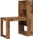 vidaXL Bureau Vieux Bois 122 x 67 x 145 cm