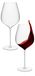 Verres à vin rouge en cristal, set de 2