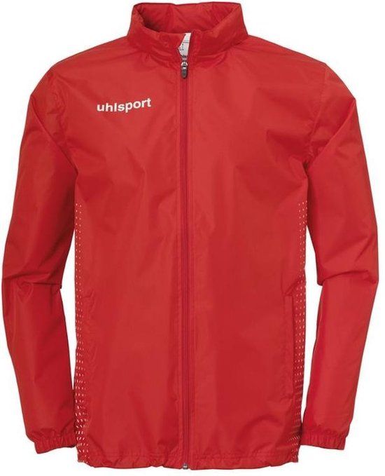 Uhlsport Score Regenjas Kind Rood-Wit Maat 128