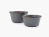 Barebones Emaille Mixing Box / Schalen - 2 stuks - Stone Grey