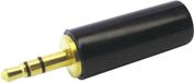 Cliff FT6301 Jackplug 3.5 mm Stekker, droit Nombre de pôles : 3 Stéréo Noir 1 pièce(s)