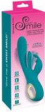Smile - vibromasseur point G et clitoris pulsant - silicone vert
