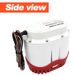 Pompe de cale pour bateaux - Pompe submersible automatique - 12 V - 2000 GPH - Interrupteur à flotteur intégré - Construction robuste