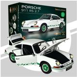 IXO Collections 018 Porsche 911 RS 2.7 Wit met Groen Modelbouwkit 1:8