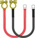 Wan GmbH Câbles de batterie 5AWG 16mm² Rouge/Noir 50m