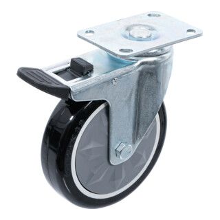 BGS Zwenkwiel | met montageplaat en rem | voor BGS 4235, 6070 - 1 stuk