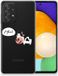 Samsung Galaxy A52 (5G/4G) Housse de téléphone avec nom Cheeky Cow