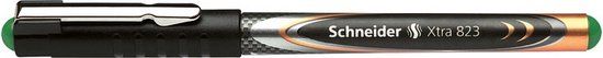 Schneider Schrijfwaren Schneider Xtra 823 Rollerball Pen 0.3 mm Green Box of 10