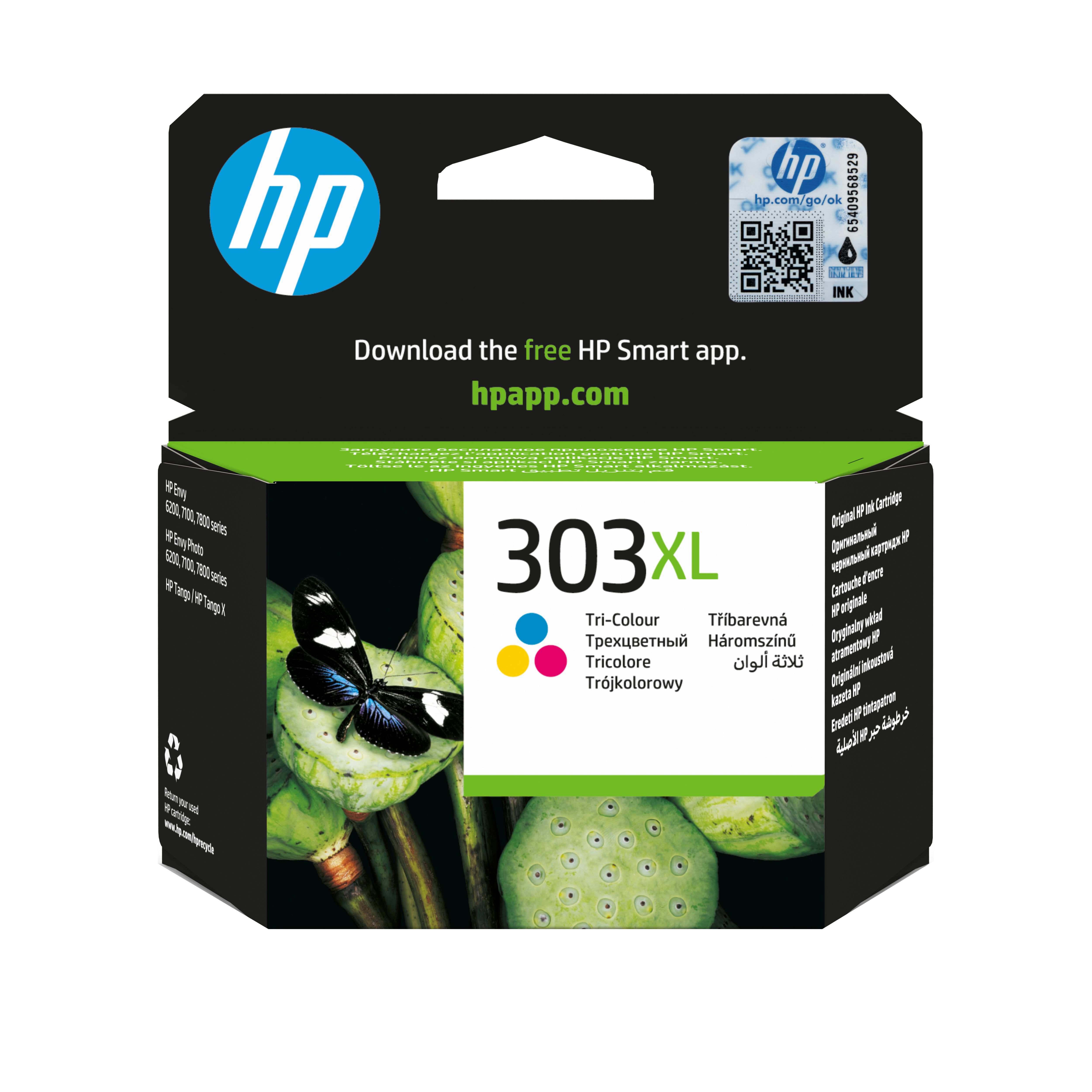 HP 303XL High Capacity Ink Cartridge - Color