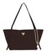 GUESS Devon 3 Compartment Tote Brown donkerbruin
