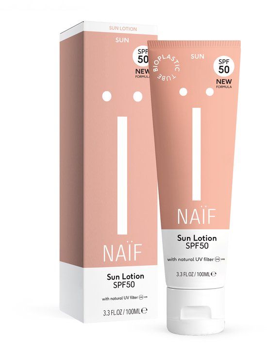 Naïf Zonnebrand Lotion SPF50 - 100ml - Waterproof - Met Natuurlijke Ingrediënten