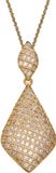 Orphelia Hanger + Ketting Pave In Lines Zirconium 276 Stones ZH-4517-Gold
