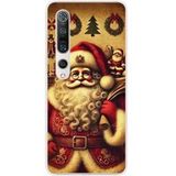 Xiaomi Bedrukt siliconen hoesje compatibel met Xiaomi Mi 10, Xiaomi Mi 10 Pro pere noel vintage