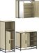 Maison Exclusive - Ensemble de meubles de salle de bain 3 pièces en bois composite chêne Sonoma