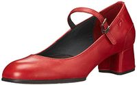 Camper Katie Platte Sandalen Rood Leer Vrouw EU 37