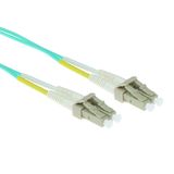 ACT 22 meter LSZH Multimode 50/125 OM3 glasvezel patchkabel duplex met LC connectoren