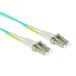ACT 22 meter LSZH Multimode 50/125 OM3 glasvezel patchkabel duplex met LC connectoren