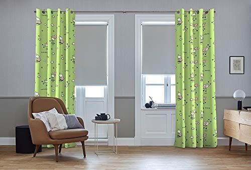Groen Gordijn Op Maat - 160x130cm - Meerkleurig
