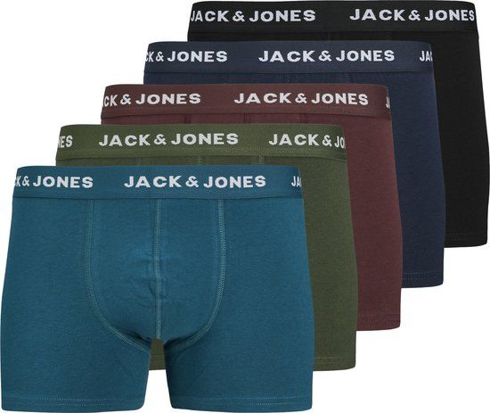 Jack & Jones Teo Trunk Boxershorts Heren (5-pack) - Maat L