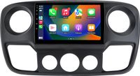 Android autoradio, 10 pouces, 64 Go, adapté pour Renault Master III / Opel Movano B (à partir de 2010), avec CarPlay & Android Auto, navigation et Bluetooth