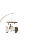 Jollein Mobile Baby Tiny Park – met dierenfiguren – zachte babymobiel voor babybed en box – bevordert zintuigen en aandacht – geboortegeschenk
