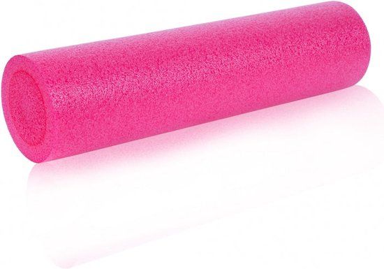 Gorilla Sports Pilates Rol - Fascia Rol - Foam Roller - 60 x 15 cm - Roze