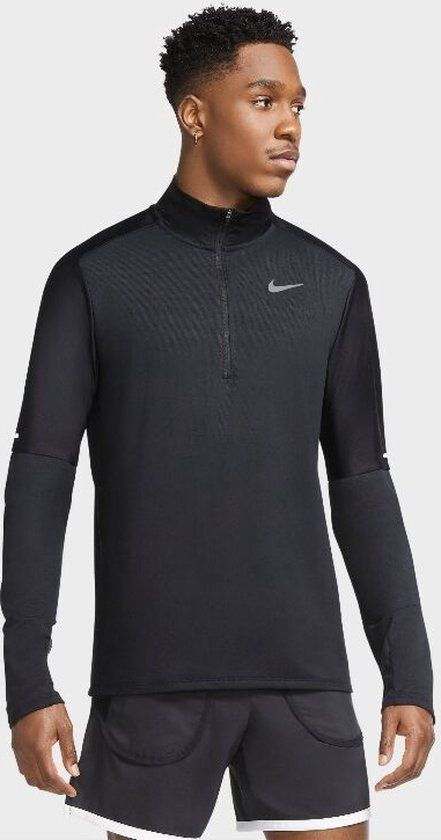 Nike Dri-FIT Element Sporttrui Heren - Zwart - Maat S