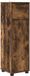 vidaXL Badkamerkast Rook Eiken 30,5 x 30 x 101 cm Bewerkt hout