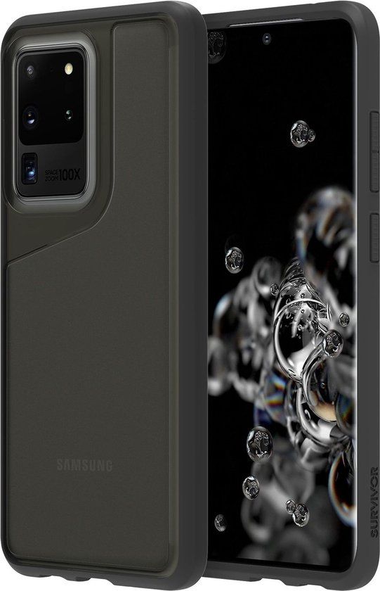 Menatwork GSA-024-BLK Back Cover TPU Zwart Samsung Galaxy S20 Ultra