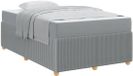 vidaXL Bedframe Lichtgrijs Stof 120 x 200 cm