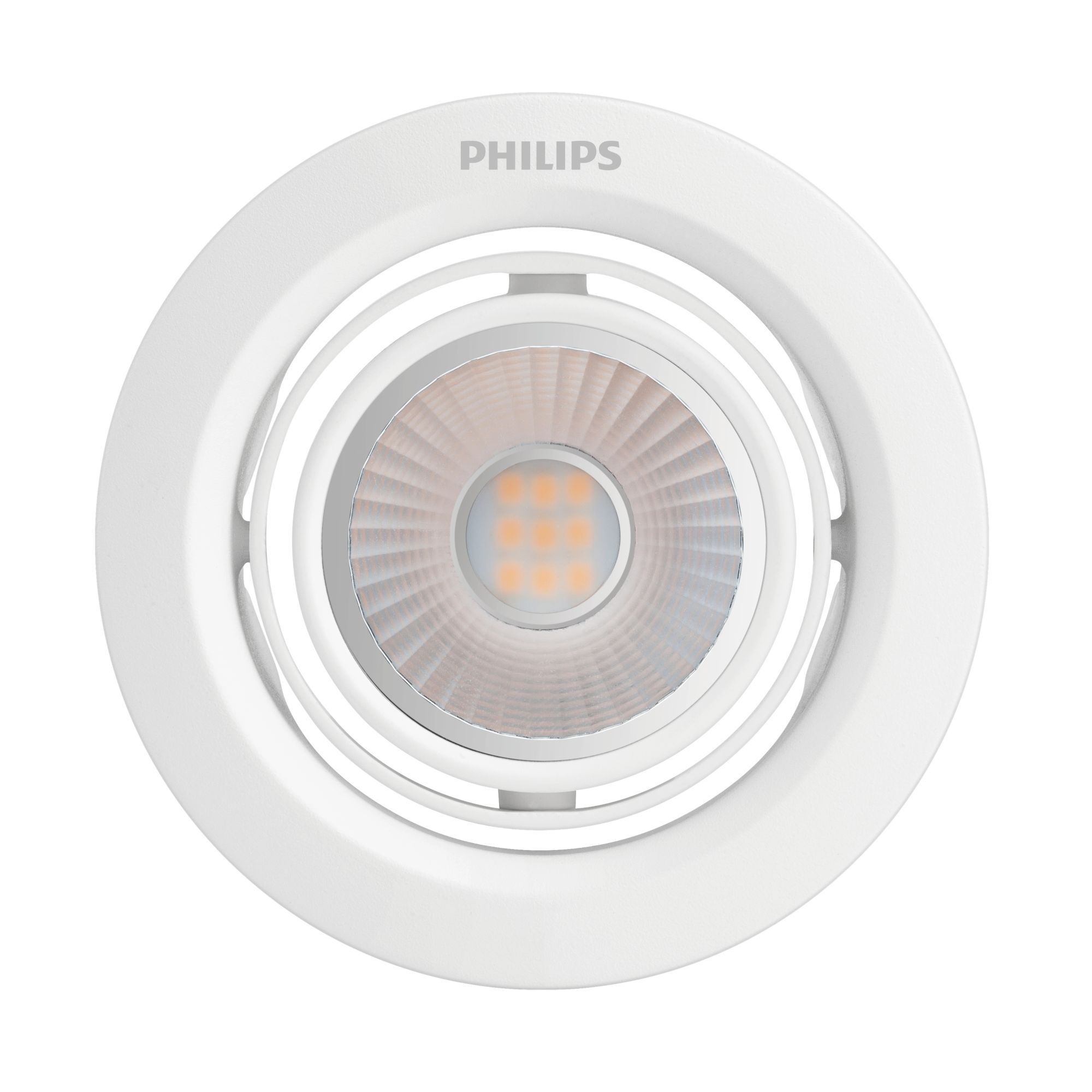 Philips Pomeron Inbouwspot - 3-lichts - 7W - Warm Wit
