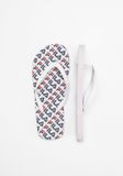 Fila Troy Logo Slipper Women White - Size 41