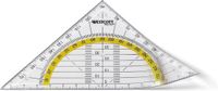 Westcott Geodriehoek - 14cm - Flexibel - Transparant - Kunststof