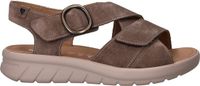Hartjes 132.1802/30 41.00 K Sandalen Grijs Suede Dames Breedtemaat K - Grijs - 37