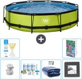 EXIT Toys EXIT Rond Lime Frame Zwembad - 360 x 76 cm
