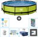 EXIT Toys EXIT Rond Lime Frame Zwembad - 360 x 76 cm