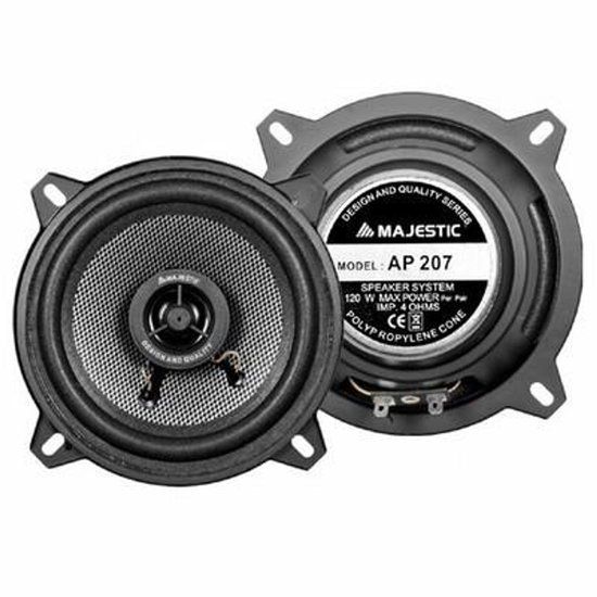 New Majestic AP-207 autospeaker 2-weg 120 W 2 stuk(s)