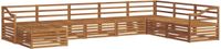 vidaXL Buiten bank set 8 st Naturel Massief Acacia Hout