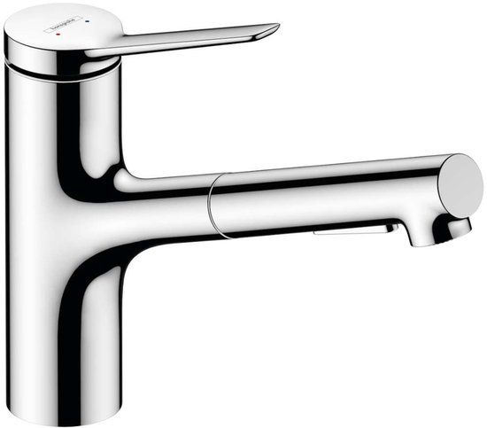 Hansgrohe Zesis M33 Keukenkraan - Chroom - Uittrekbaar - 2 Straalsoorten