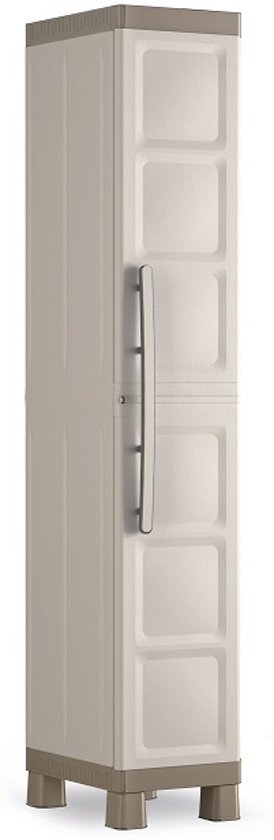 KiS-KiS Excellence Opbergkast 1 deur - 33x182x45 cm - Beige/Zand
