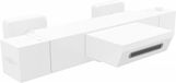 Mexen Cube thermostatische badkraan, wit