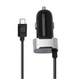 CIGARIJN INTEGRE USB-MICRO-LICHDER / 2,4 A, 1 m, zwart