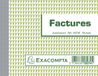 Manifold Exacompta 10x Doorschrijfpapier Facturen 10,5x13,5cm 50 zelfkopiërend papier dupli