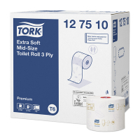 Tork Midi 127510 Toiletpapier 3-laags (27 rollen) - geschikt voor T6-dispenser
